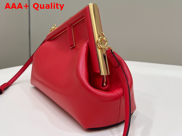 Fendi First Small Red Leather Bag Replica