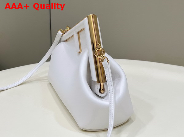 Fendi First Small White Leather Bag Replica