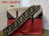 Fendi Flip Large Tote Bag in Red Calf Leather Replica