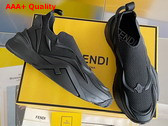 Fendi Flow Black Mesh Running Sneakers Replica