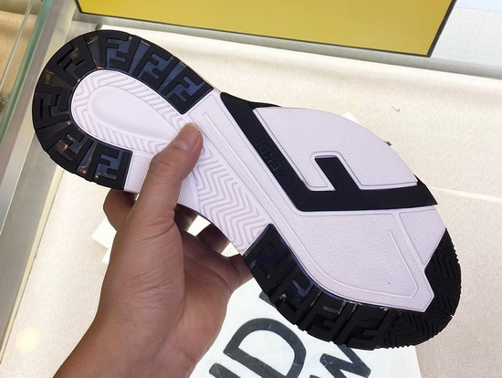 Fendi Flow Blue Nylon Low Tops Replica