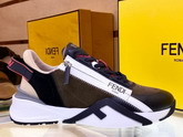 Fendi Flow Brown Suede Low Tops Replica