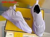 Fendi Flow Lilac Mesh Running Sneakers Replica