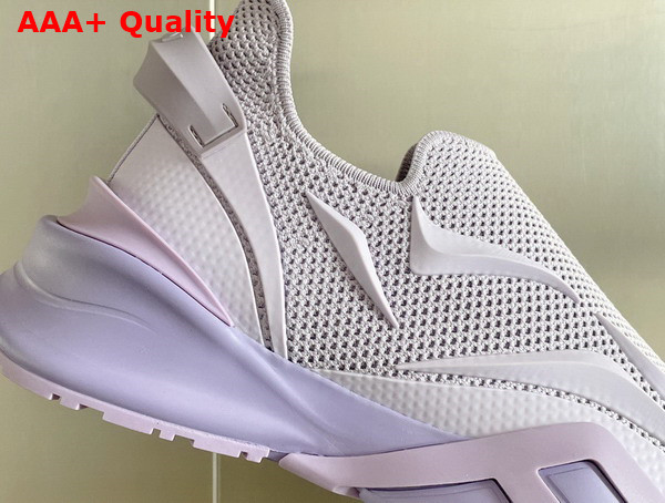 Fendi Flow Lilac Mesh Running Sneakers Replica