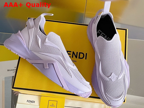 Fendi Flow Lilac Mesh Running Sneakers Replica