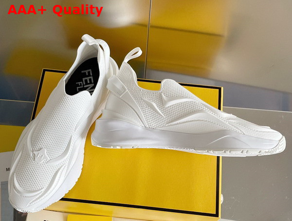 Fendi Flow White Mesh Running Sneakers Replica