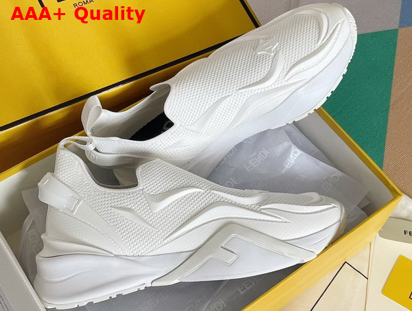 Fendi Flow White Mesh Running Sneakers Replica