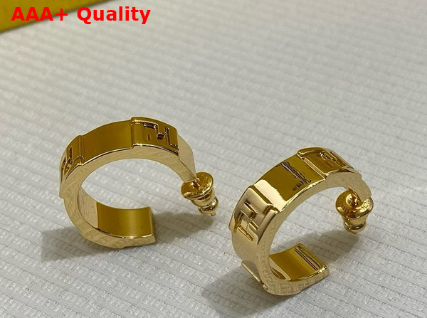 Fendi Forever Fendi Earrings Gold Colored Metal Earrings Replica