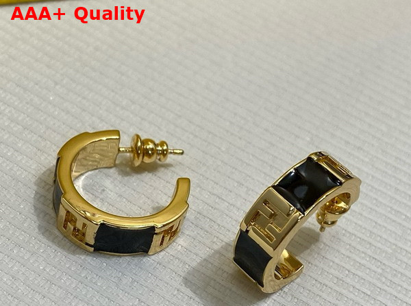 Fendi Forever Fendi Earrings Gold Colored Metal Earrings Replica