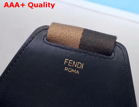 Fendi Guitar Bag Black Raffia Mini Bag Replica