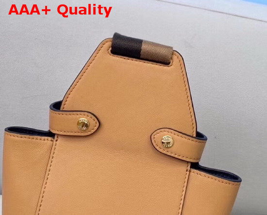Fendi Guitar Bag in Beige Leather Replica