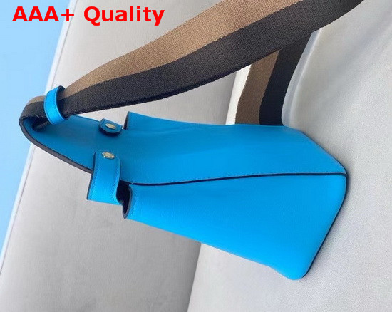 Fendi Guitar Bag in Light Blue Leather Replica