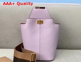 Fendi Guitar Bag in Lilac Leather Replica