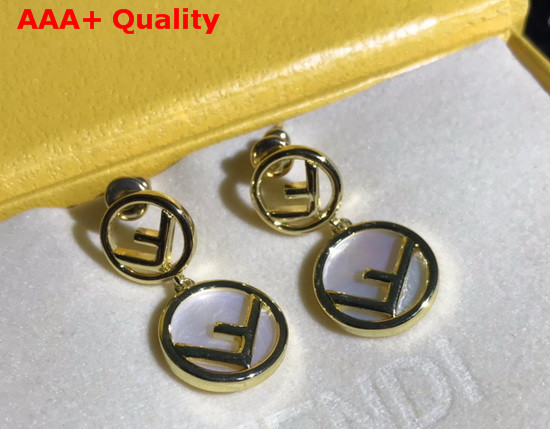 Fendi Is Fendi Earrings Gold Color Replica