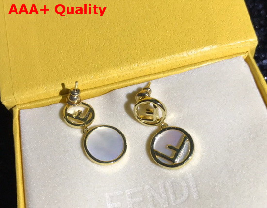 Fendi Is Fendi Earrings Gold Color Replica