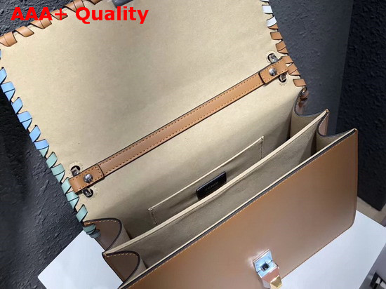 Fendi Kan I Bag with Small Bows in Brown Replica