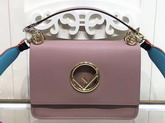 Fendi Kan I F Pink Leather Bag For Sale
