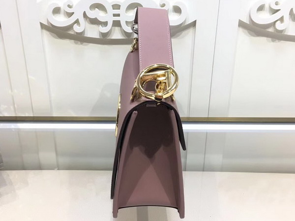 Fendi Kan I F Pink Leather Bag For Sale