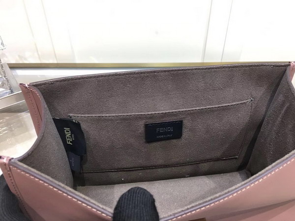 Fendi Kan I F Pink Leather Bag For Sale