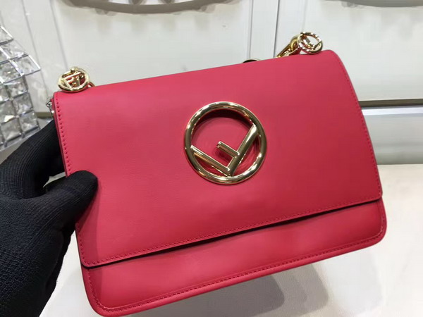 Fendi Kan I F Red Leather Bag For Sale