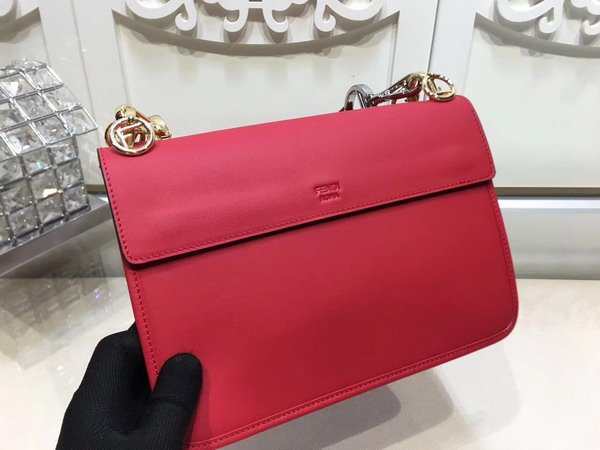 Fendi Kan I F Red Leather Bag For Sale