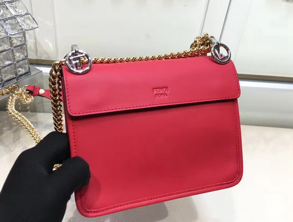 Fendi Kan I F Small Red Leather For Sale