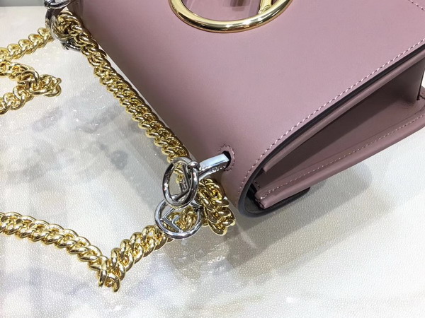 Fendi Kan I F Small in Pink Leather For Sale