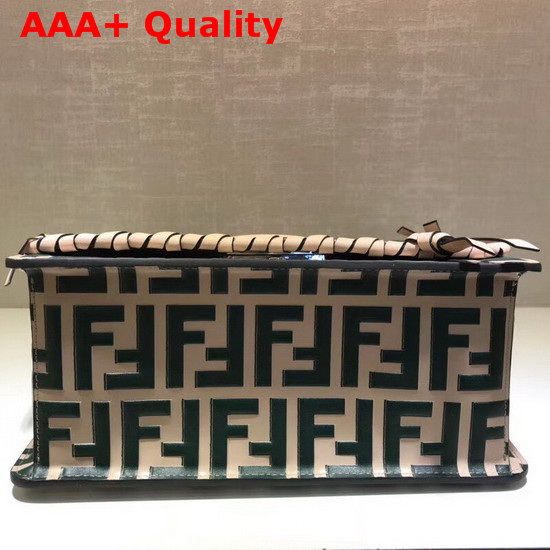 Fendi Kan I Logo Bag Medium Pink Replica