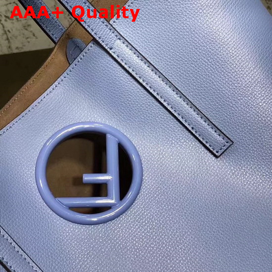 Fendi Kan I Logo Shopper Bag in Baby Blue Replica
