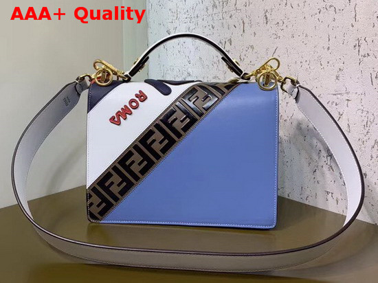 Fendi Kan I Multicolor Leather Bag Replica