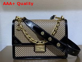 Fendi Kan U Bag in Beige Perforated Leather Replica