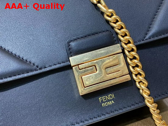 Fendi Kan U Small Black Calfskin Replica