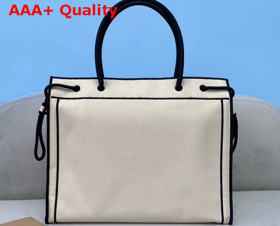 Fendi Large Fendi Roma Shopper Undyed Canvas Shopper Bag Replica