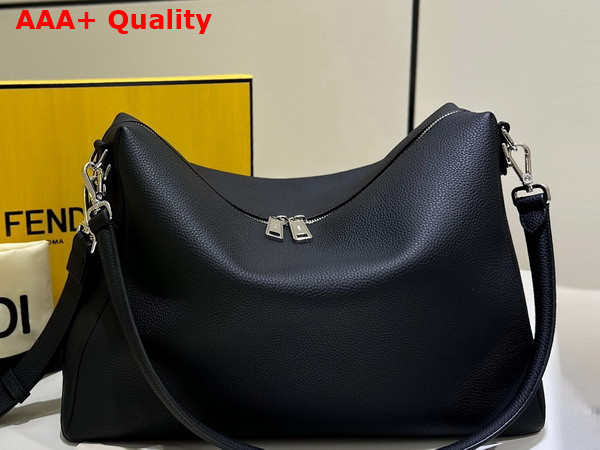 Fendi Lui Large Black Leather Bag Replica