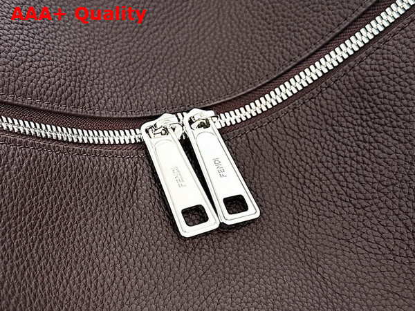 Fendi Lui Large Dark Brown Leather Bag Replica