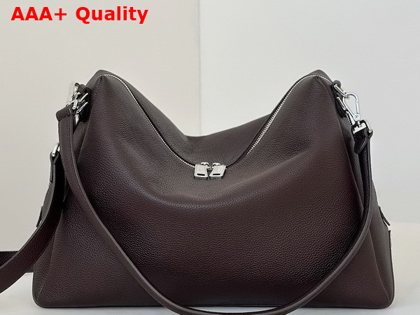 Fendi Lui Large Dark Brown Leather Bag Replica