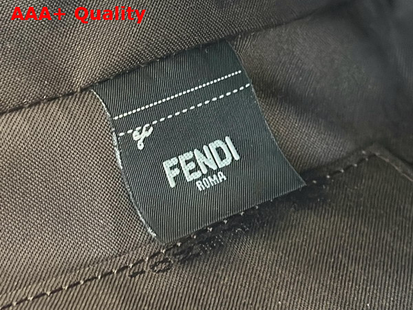 Fendi Lui Medium Dark Brown Leather Bag Replica