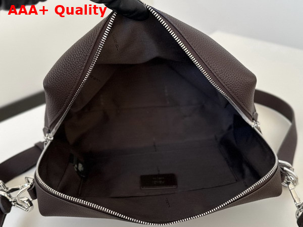 Fendi Lui Medium Dark Brown Leather Bag Replica