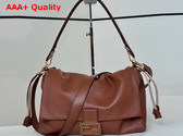 Fendi Mamma Baguette Large Brown Nappa Leather Bag Replica