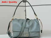 Fendi Mamma Baguette Large Matcha Green Nappa Leather Bag Replica