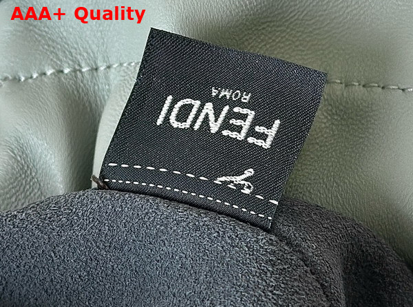 Fendi Mamma Baguette Large Matcha Green Nappa Leather Bag Replica