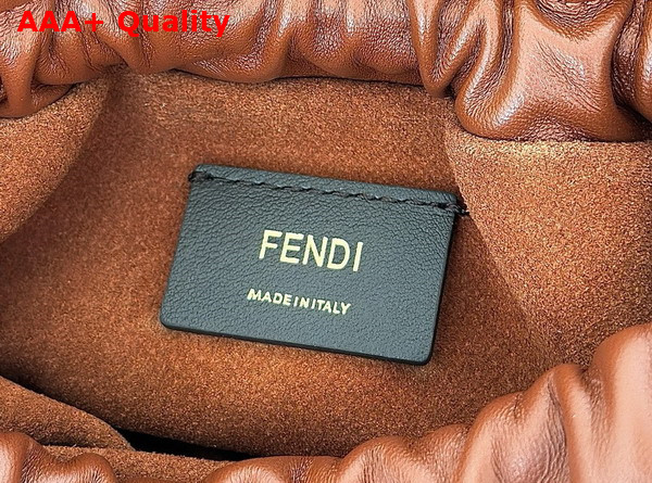 Fendi Mamma Baguette Small Brown Nappa Leather Mini Bag Replica