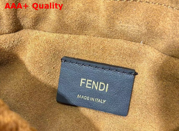 Fendi Mamma Baguette Small Brown Shearling Mini Bag Replica