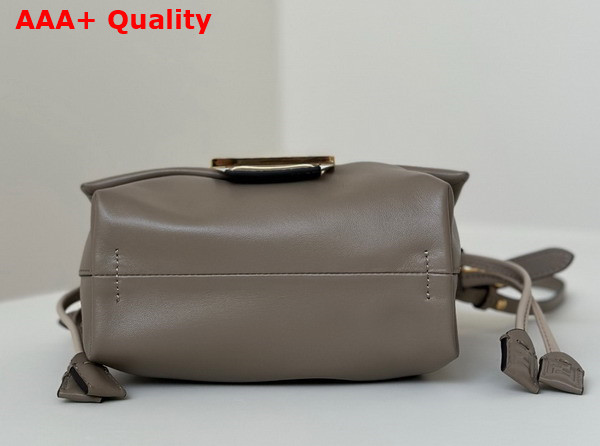 Fendi Mamma Baguette Small Dove Gray Nappa Leather Bag Replica