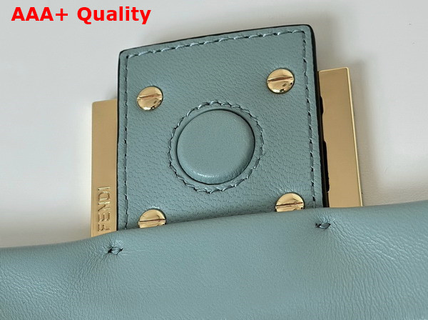 Fendi Mamma Baguette Small Matcha Green Nappa Leather Mini Bag Replica