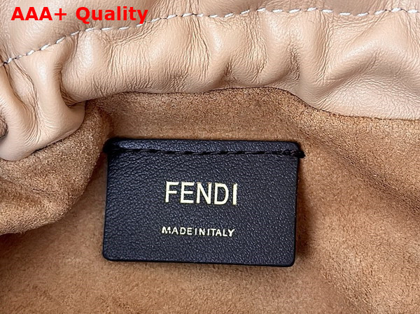 Fendi Mamma Baguette Small Pale Pink Nappa Leather Mini Bag Replica