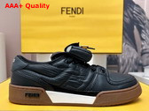 Fendi Match Black Nylon Low Tops Replica