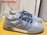 Fendi Match Blue Mesh Low Tops Replica