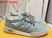 Fendi Match Green Mesh Low Tops Replica