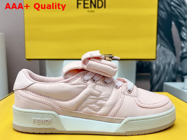 Fendi Match Pink Nylon Low Tops Replica